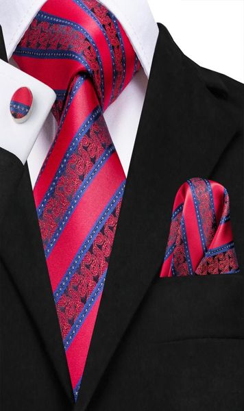 hitie 100 silk red floral neckties for men blue striped pattern ties hanky cufflinks set for mens wedding party n31338162941, Black;blue
hitie 100 silk red floral neckties for men blue striped pattern ties hanky cufflinks set for mens wedding party n31338162941, Black;blue