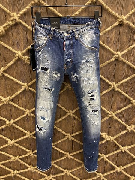 dsquad2 jeans men's luxury designer denim jeans perforated pants dsquare jeans casual fashion trendy pants dsquad2 men's clothing, Blue
dsquad2 jeans men's luxury designer denim jeans perforated pants dsquare jeans casual fashion trendy pants dsquad2 men's clothing, Blue
