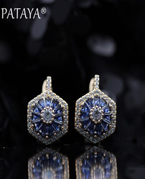 pataya new original design limited 585 rose gold luxury microwax inlay natural zircon drop earrings women wedding party jewelry y4767909, Golden
pataya new original design limited 585 rose gold luxury microwax inlay natural zircon drop earrings women wedding party jewelry y4767909, Golden