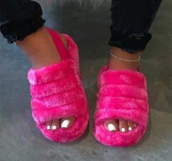 women furry fur slides indoor slippers woman fluffy flip flops ladies home female flats shoes chanclas mujer fashion 20215923419, Black
women furry fur slides indoor slippers woman fluffy flip flops ladies home female flats shoes chanclas mujer fashion 20215923419, Black