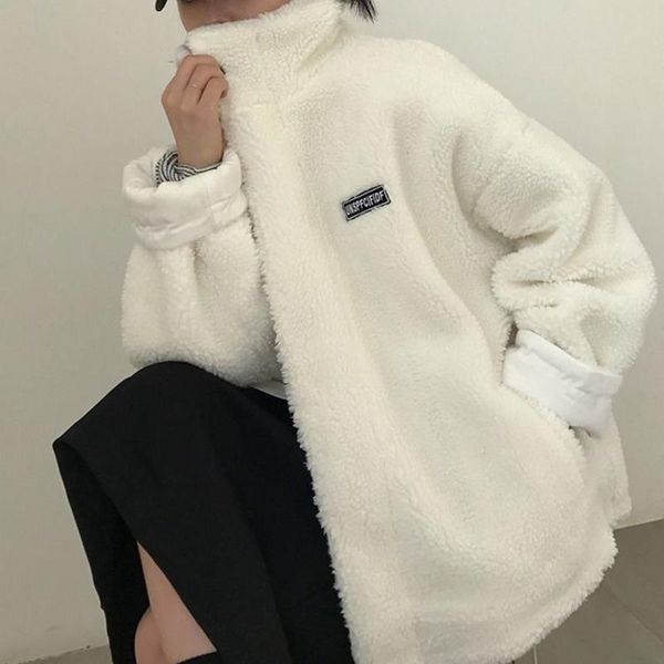 leather leiouna teddy fur coat fleece two sides women fur kawaii coat korean students original parkas winter jacket faux lambs, Black
leather leiouna teddy fur coat fleece two sides women fur kawaii coat korean students original parkas winter jacket faux lambs, Black