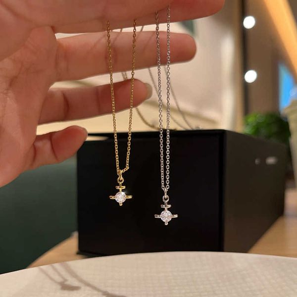 western empress dowager vivian single diamond necklace 925 silver gold overlay simple versatile collar chain
western empress dowager vivian single diamond necklace 925 silver gold overlay simple versatile collar chain