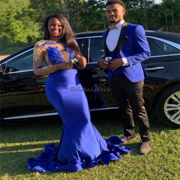 elegant royal blue prom dress for black girls long sleeve mermaid gold lace evening gowns 2023 tight african birthday party wear robe de soi
elegant royal blue prom dress for black girls long sleeve mermaid gold lace evening gowns 2023 tight african birthday party wear robe de soi
