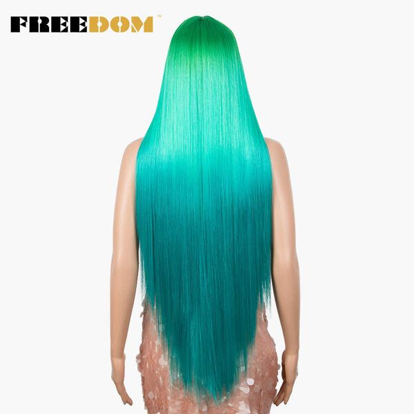 women long straight wig with bangs synthetic lace wigs for black women green pink wig heat resistant fiber cosplay wigs 230524, Black;brown
women long straight wig with bangs synthetic lace wigs for black women green pink wig heat resistant fiber cosplay wigs 230524, Black;brown