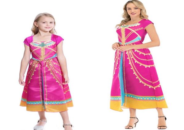 princess jasmine family mother and kids dress cosplay costume movie aladdin dress costume superior halloween stage kids gift9727032, Red;yellow
princess jasmine family mother and kids dress cosplay costume movie aladdin dress costume superior halloween stage kids gift9727032, Red;yellow