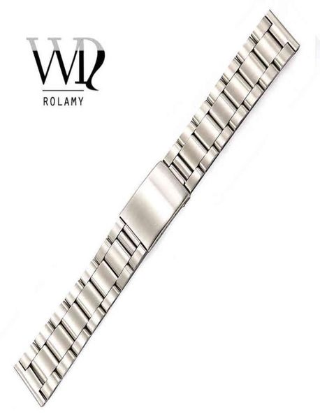 rolamy band 17 18 19 20mm 316l stainless steel silver brushed strap old style oyster bracelet straight h2204198242401, Black;brown
rolamy band 17 18 19 20mm 316l stainless steel silver brushed strap old style oyster bracelet straight h2204198242401, Black;brown