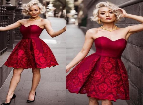 short dark red prom dresses sweetheart lace appliques evening gowns girls mini homecoming dress cocktail gowns vestidos1709723, Blue;pink
short dark red prom dresses sweetheart lace appliques evening gowns girls mini homecoming dress cocktail gowns vestidos1709723, Blue;pink