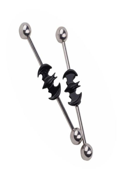 wholes 10pcs 14g surgical steel ear industrial barbell ear scaffold bar barbells batman body jewelry9227686, Silver
wholes 10pcs 14g surgical steel ear industrial barbell ear scaffold bar barbells batman body jewelry9227686, Silver