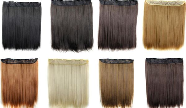 synthetic clip in hair ponytails 5 clips straight hair pieces 60cm 120g clip on hair extensions women fashion5632833, Black;brown
synthetic clip in hair ponytails 5 clips straight hair pieces 60cm 120g clip on hair extensions women fashion5632833, Black;brown
