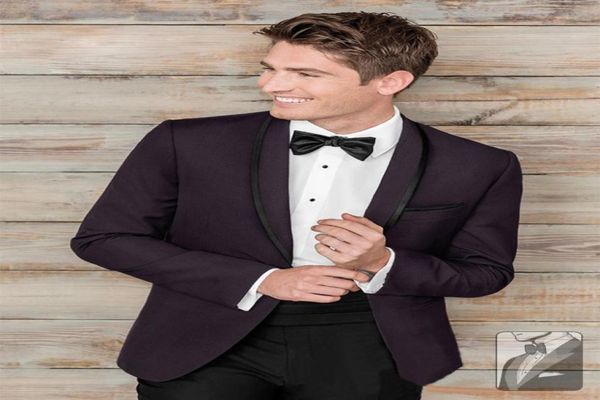 dark purple tuxedos slim fit mens wedding suits one button groom wear two pieces formal suitjacketpantsbow tie3351054, Black;gray
dark purple tuxedos slim fit mens wedding suits one button groom wear two pieces formal suitjacketpantsbow tie3351054, Black;gray