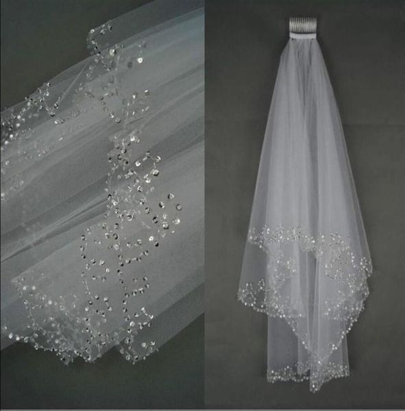 in stock beaded sequins short bridal veils bridal accessories elegant wedding veil for bride headwear handmade soft tulle with com2274390, Black
in stock beaded sequins short bridal veils bridal accessories elegant wedding veil for bride headwear handmade soft tulle with com2274390, Black