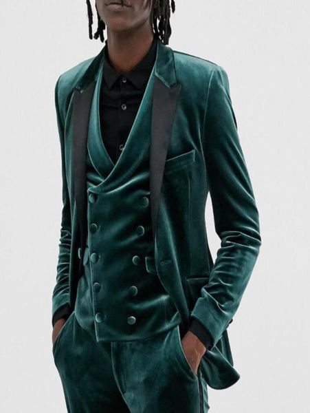 forest green velvet one button groomsmen peak lapel wedding groom tuxedos men suits weddingpromdinner man blazerjacketves2683777, Black;gray
forest green velvet one button groomsmen peak lapel wedding groom tuxedos men suits weddingpromdinner man blazerjacketves2683777, Black;gray