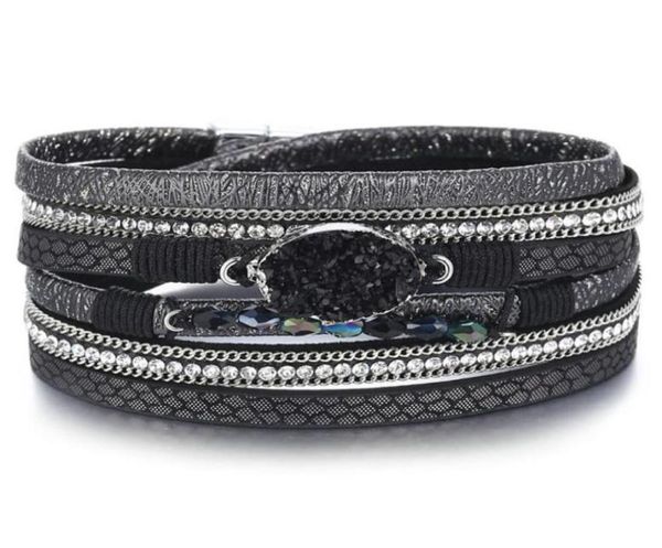 punk black color natural stone bracelets bangles for women ladies magnetic clasp wrap bracelet pulseira feminina party jewelry26448689162, Golden;silver
punk black color natural stone bracelets bangles for women ladies magnetic clasp wrap bracelet pulseira feminina party jewelry26448689162, Golden;silver