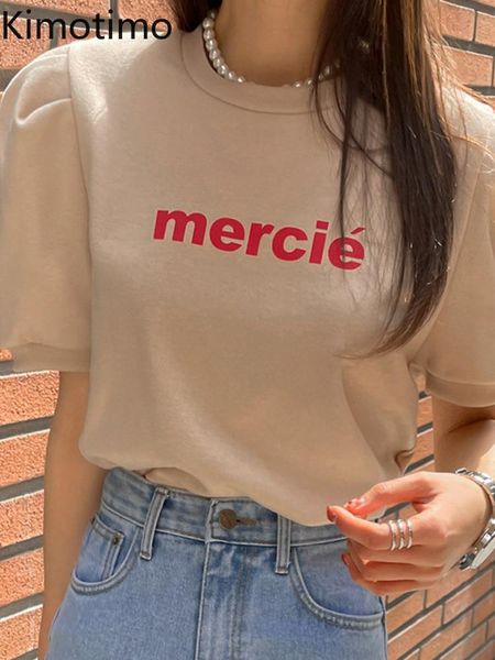 t-shirt kimotimo puff sleeve letter print contrast t shirts summer round neck loose pullover korean chic simple all match casual, White
t-shirt kimotimo puff sleeve letter print contrast t shirts summer round neck loose pullover korean chic simple all match casual, White