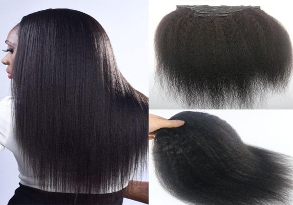 afro kinky straight brazilian human hair clips hair extension 1b natural color hair african american 7pcs 120gram4710002, Black
afro kinky straight brazilian human hair clips hair extension 1b natural color hair african american 7pcs 120gram4710002, Black