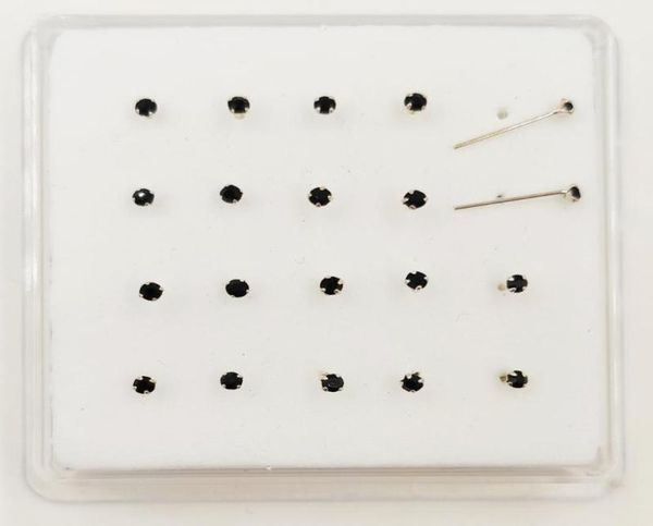 other 925 sterling silver nose piercing tiny black crystal pin straight stud nariz jewelry 20pcspack9084183, Slivery;golden
other 925 sterling silver nose piercing tiny black crystal pin straight stud nariz jewelry 20pcspack9084183, Slivery;golden