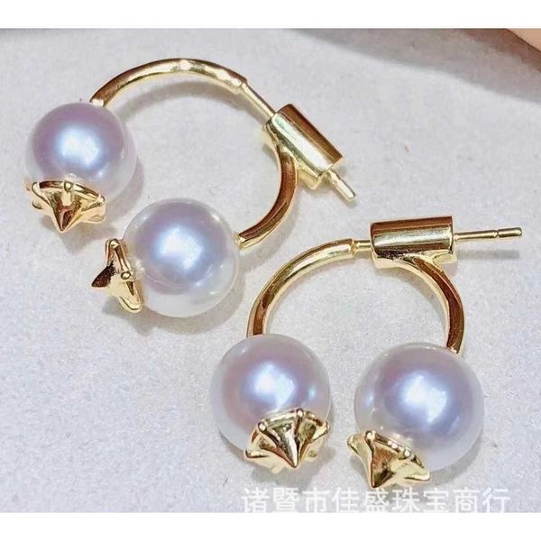 original designer s925 silver tiffay little demon earrings natural freshwater pearl 6-7mm round strong light basic flawless earnail temperam, Golden;silver
original designer s925 silver tiffay little demon earrings natural freshwater pearl 6-7mm round strong light basic flawless earnail temperam, Golden;silver