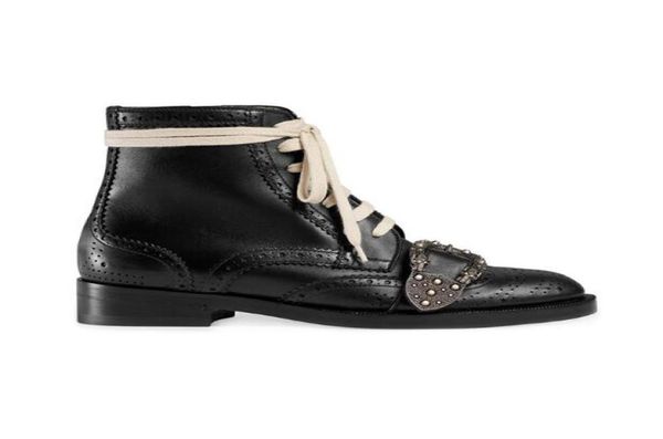 women genuine leather queercore brogue boot punk tiger head buckle embellished leather ankle boots black bee shoes4676260
women genuine leather queercore brogue boot punk tiger head buckle embellished leather ankle boots black bee shoes4676260