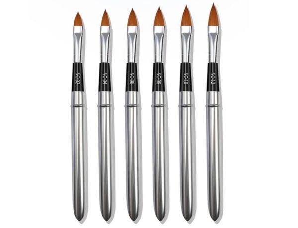 6pcs set acrylic brushes nylon hair nail art brush detachable handle kolinsky brushs pen gel builder carving dotting drawing tools5727995, Yellow
6pcs set acrylic brushes nylon hair nail art brush detachable handle kolinsky brushs pen gel builder carving dotting drawing tools5727995, Yellow