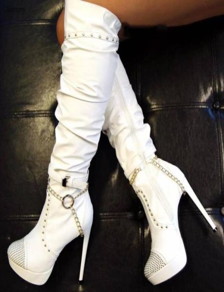 rontic women platform knee high boots rivets stiletto heels boots round toe white club wear shoes women plus us size 5155755201, Black
rontic women platform knee high boots rivets stiletto heels boots round toe white club wear shoes women plus us size 5155755201, Black