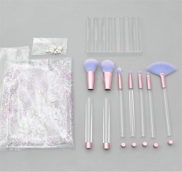 makeup brushes 7pcs empty clear handle portable and glitter with cosmetic bag over diy brushes set5102902
makeup brushes 7pcs empty clear handle portable and glitter with cosmetic bag over diy brushes set5102902