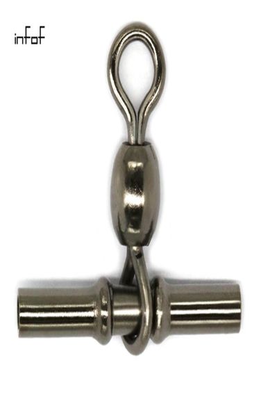 100pcs 3 way swivels copper fishing cramp sleeve snap stainless cross line swivel sea bass fly ice fishing tackle8251147
100pcs 3 way swivels copper fishing cramp sleeve snap stainless cross line swivel sea bass fly ice fishing tackle8251147