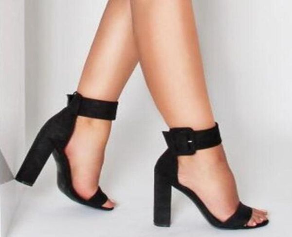summer pink mint green nude black suede women sandals open toe buckle ankle strap block high heels party dress shoes women4701611
summer pink mint green nude black suede women sandals open toe buckle ankle strap block high heels party dress shoes women4701611