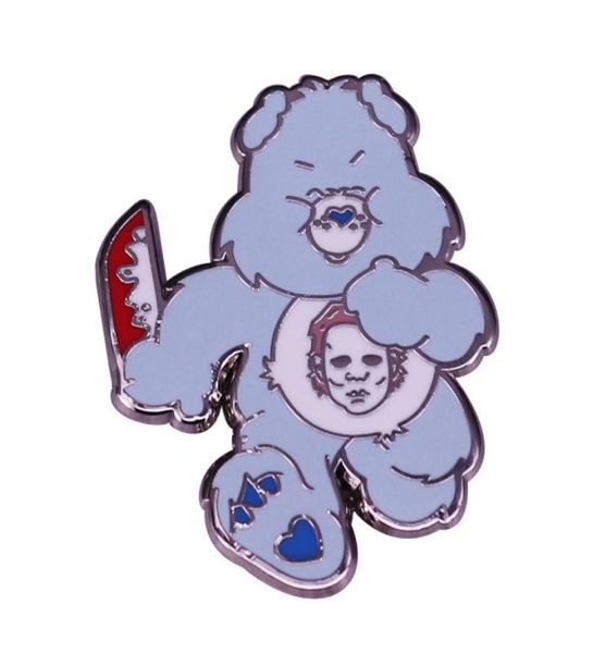 terror bear enamel pins interesting cartoon metal brooch fashion anime badges collecting send friend fans boutique medal gift7088258, Blue
terror bear enamel pins interesting cartoon metal brooch fashion anime badges collecting send friend fans boutique medal gift7088258, Blue