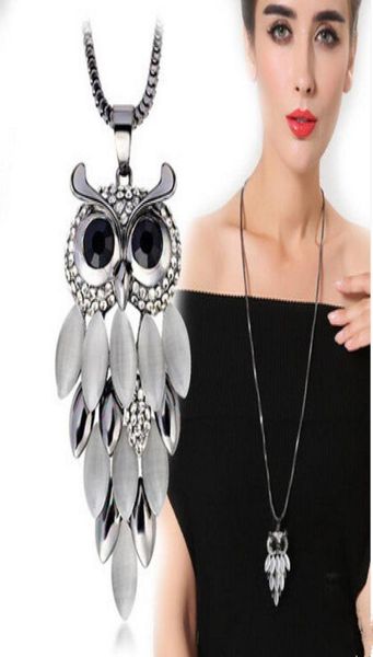 usay like vintage owl pendant necklace long sweater necklaces luxury opal rhinestone charm necklace fashion statement jewelry lots9954651, Silver
usay like vintage owl pendant necklace long sweater necklaces luxury opal rhinestone charm necklace fashion statement jewelry lots9954651, Silver