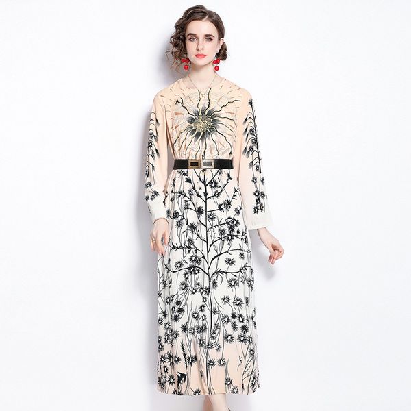 2023 summer new item european station fashion women's long sleeve long sleeve temperament positioning print dress e297, Black;gray
2023 summer new item european station fashion women's long sleeve long sleeve temperament positioning print dress e297, Black;gray