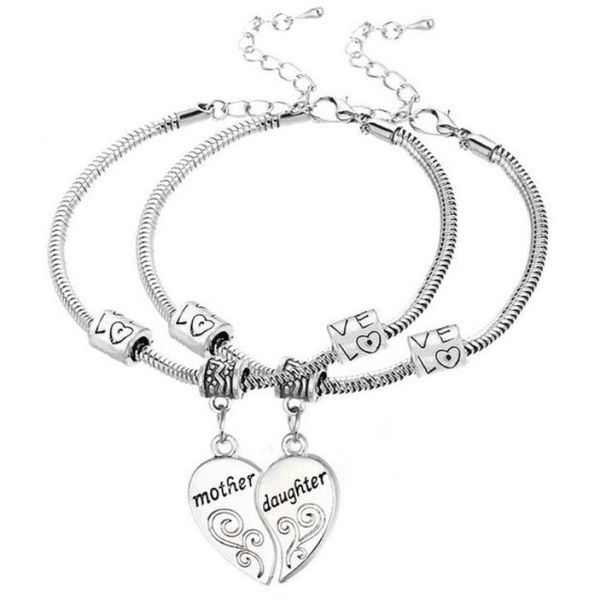 5setlot antique silver mother daughter love heart pendant charm bracelet bangle fashion jewelrys as holiday gift1709198, Golden;silver
5setlot antique silver mother daughter love heart pendant charm bracelet bangle fashion jewelrys as holiday gift1709198, Golden;silver