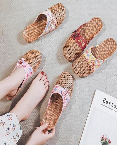 slippers bamboo woven asian grass indoor wooden floor silent nonslip home women rattan cool shoes7928510, Black
slippers bamboo woven asian grass indoor wooden floor silent nonslip home women rattan cool shoes7928510, Black