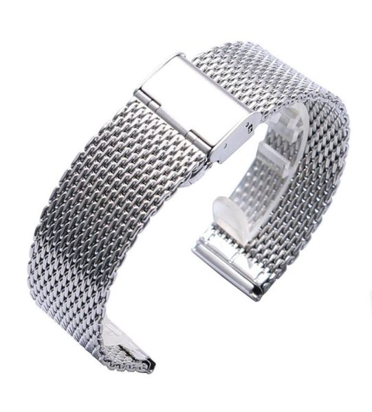 20mm 22mm solid milanese mesh stainless steel strap with hook buckle classic polished silver watch band strap6195077, Black;brown
20mm 22mm solid milanese mesh stainless steel strap with hook buckle classic polished silver watch band strap6195077, Black;brown