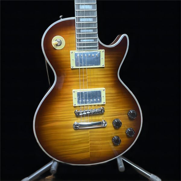 g-pattern sunburst electric guitar with tiger pattern surface and mahogany fingerboard gitaar
g-pattern sunburst electric guitar with tiger pattern surface and mahogany fingerboard gitaar