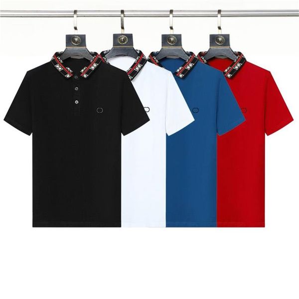 mens stylist polo shirts luxury italy men clothes short sleeve fashion casual men's summer t shirt many colors are available asian size, White;black
mens stylist polo shirts luxury italy men clothes short sleeve fashion casual men's summer t shirt many colors are available asian size, White;black
