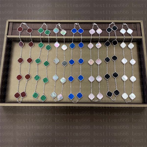 2023 fashion vintage 4/four leaf clover necklace elegant ten clover classic bracelet necklace women's jewelry pendant high quality, Silver
2023 fashion vintage 4/four leaf clover necklace elegant ten clover classic bracelet necklace women's jewelry pendant high quality, Silver