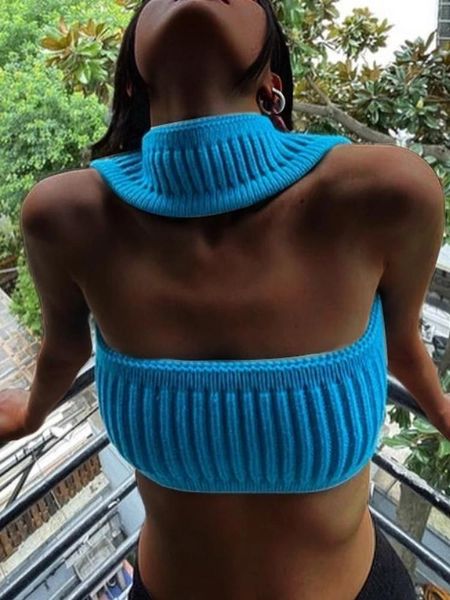 t-shirt knitted crop y2k fashion basic blue summer beach sleeveless backless halter tube 2022 women off shoulder tank top, White
t-shirt knitted crop y2k fashion basic blue summer beach sleeveless backless halter tube 2022 women off shoulder tank top, White