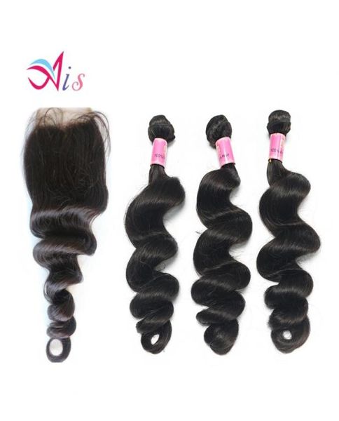 new style brazilian indian malaysian peruvian human hair 3 bundles loose wave hair weave with a lace closure7971849, Black
new style brazilian indian malaysian peruvian human hair 3 bundles loose wave hair weave with a lace closure7971849, Black