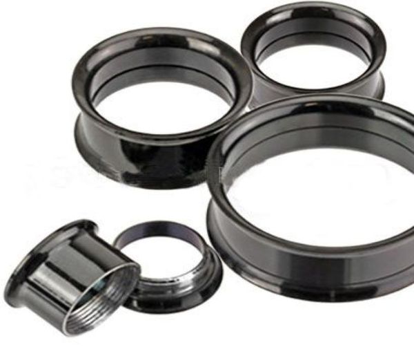 cf202 whole 36pcs mix 9size double flared internally threaded stainless steel black flesh tunnel ear plug piercing2063551, Silver
cf202 whole 36pcs mix 9size double flared internally threaded stainless steel black flesh tunnel ear plug piercing2063551, Silver