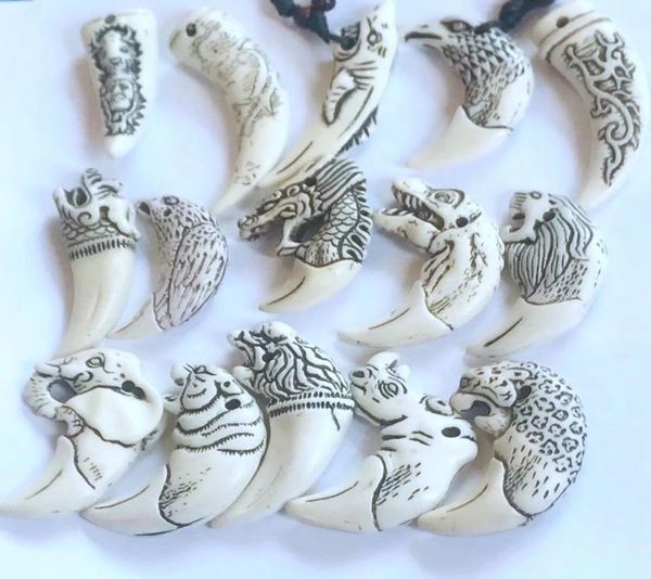 15 pcs faux yak bone mixed lion shark totem key ring carve resin tooth charms wax cotton cord tribal keychain2569638, Slivery;golden
15 pcs faux yak bone mixed lion shark totem key ring carve resin tooth charms wax cotton cord tribal keychain2569638, Slivery;golden