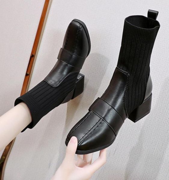 autumn new dress british shoes knitted sock booties low heel vintage ankle boots for women 2022 boots for women2099873, Black
autumn new dress british shoes knitted sock booties low heel vintage ankle boots for women 2022 boots for women2099873, Black
