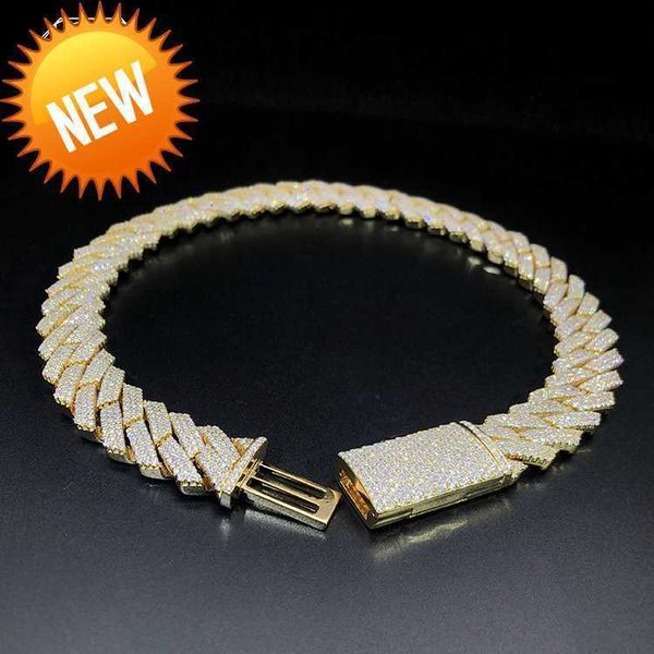 factory custom men hip hop iced out 18inch solid s925 10k 14k 18k gold yellow 10mm moissanite diamond cuban chain link necklace, Silver
factory custom men hip hop iced out 18inch solid s925 10k 14k 18k gold yellow 10mm moissanite diamond cuban chain link necklace, Silver