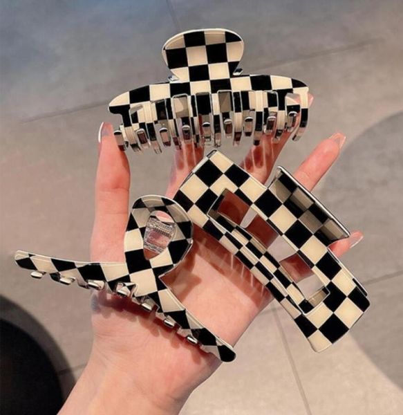fashion black and white plaid hair claws geometric hair clamp grab styling hairs clips for women girls hairpin accessories6575957, Golden;silver
fashion black and white plaid hair claws geometric hair clamp grab styling hairs clips for women girls hairpin accessories6575957, Golden;silver