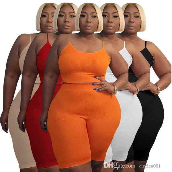 plus sizes designer 2023 women tracksuits large casual sports two-piece high elasticity u-shaped sleeveless shorts set 5 colours, Gray
plus sizes designer 2023 women tracksuits large casual sports two-piece high elasticity u-shaped sleeveless shorts set 5 colours, Gray