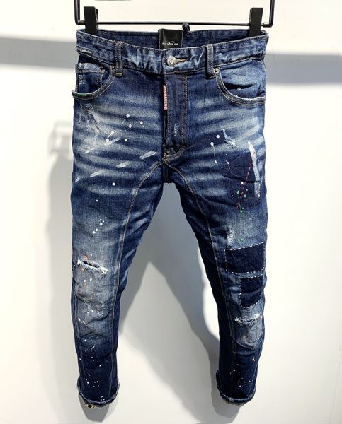 dsquad2 jeans men's luxury designer denim jeans perforated pants dsquare jeans casual fashion trendy pants dsquad2 men's clothing, Blue
dsquad2 jeans men's luxury designer denim jeans perforated pants dsquare jeans casual fashion trendy pants dsquad2 men's clothing, Blue