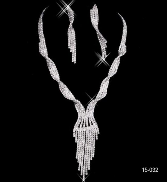15032 luxury elegant wedding bridal rhinestone jewelry necklace crystals earring set party jewelry for party bride7133529, White
15032 luxury elegant wedding bridal rhinestone jewelry necklace crystals earring set party jewelry for party bride7133529, White