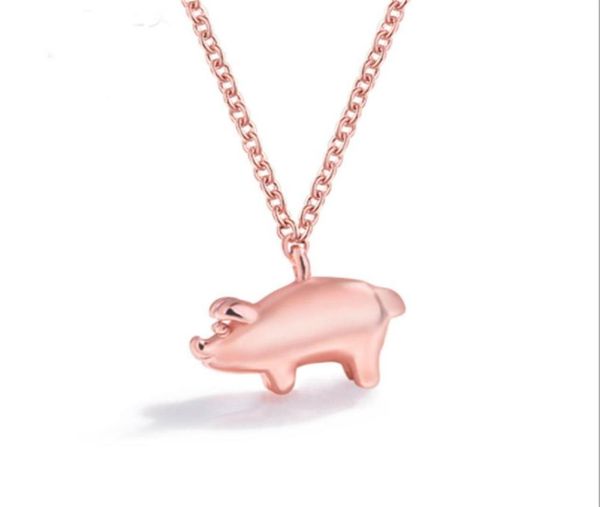 2019 fashion rose gold pig pendant necklace lovely collarbone chain necklace jewelry for woman gift197r3893719, Silver
2019 fashion rose gold pig pendant necklace lovely collarbone chain necklace jewelry for woman gift197r3893719, Silver