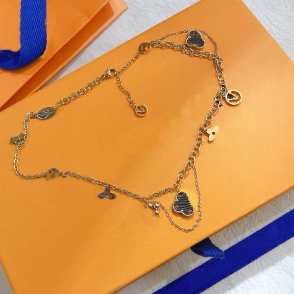 womens design necklace faux leather 18k gold plated stainless steel necklaces choker chain letter pendant europe america fashion wedding jew, Silver
womens design necklace faux leather 18k gold plated stainless steel necklaces choker chain letter pendant europe america fashion wedding jew, Silver