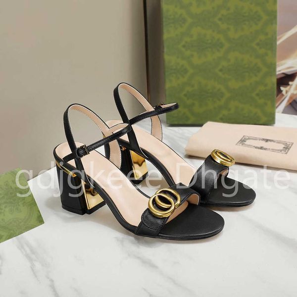 sandals famous designer women classic elegant thick heels sandals women summer leather shoes with metal belt buckle and large toe size 35-42, Black
sandals famous designer women classic elegant thick heels sandals women summer leather shoes with metal belt buckle and large toe size 35-42, Black