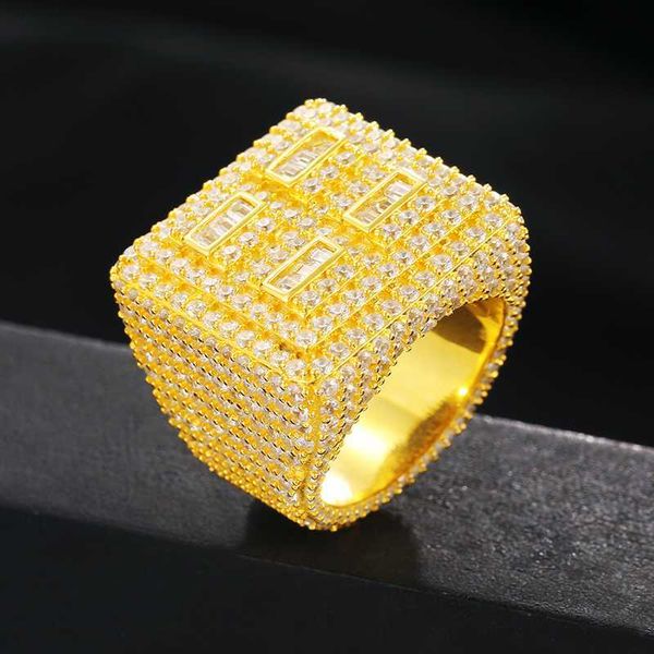luxury rapper's jewelry custom 18k gold plated 925 sterling silver vvs moissanite diamond iced out hip hop men band ring
luxury rapper's jewelry custom 18k gold plated 925 sterling silver vvs moissanite diamond iced out hip hop men band ring